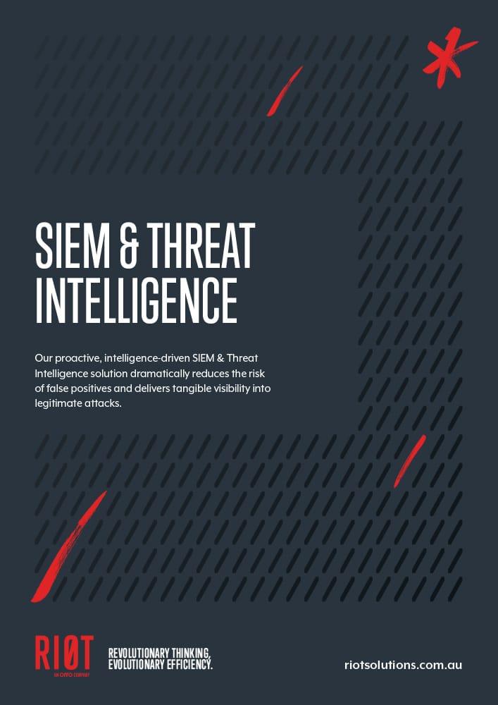 RIOT - SIEM & Threat Intelligence Brochure